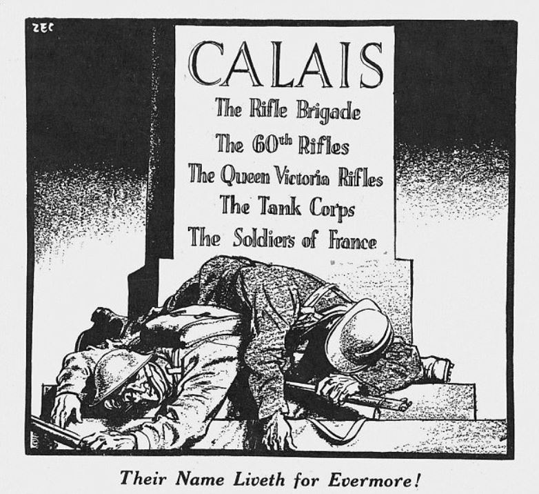 Približne 300 britských vojakov v Calais padlo, 200 zranených evakuovali a 3500 padlo do zajatia