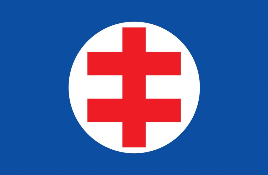 „Autonomistická vlajka“ a stranícka vlajka Ľudákov 1938–45