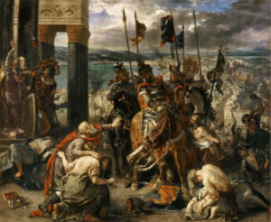 Eugene Delacroix Entry of the Crusaders in Constantinople - 1204-04-12