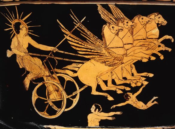 obr 4 slnecny vozB - Kone v starovekých náboženstvách sprevádzali slnko aj duše mŕtvych